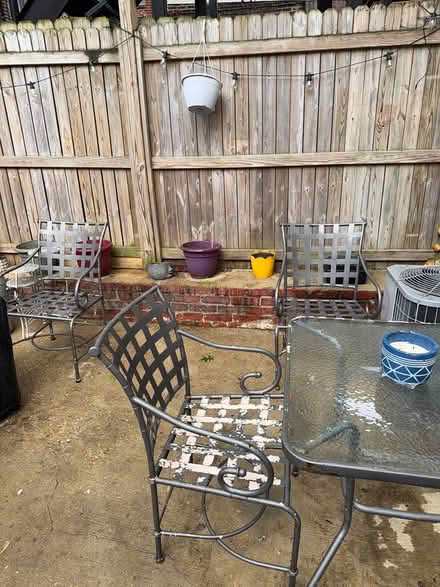 Photo of free Patio Chairs and Table (Logan Circle) #3