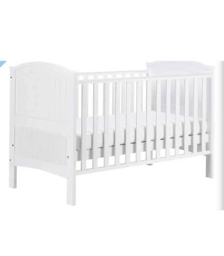 Photo of free White Wood Cot/Bed (Berkeley GL13) #1