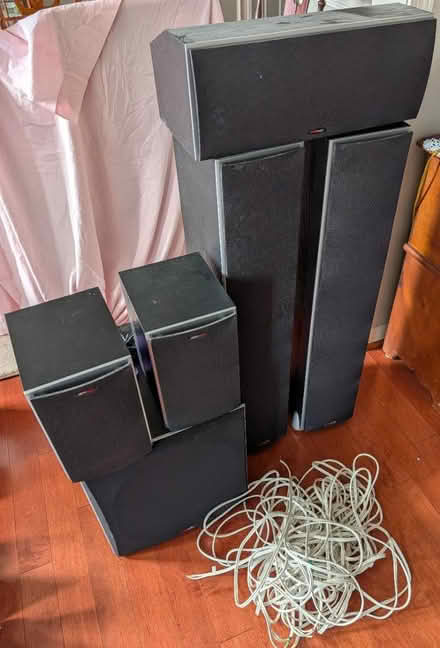 Photo of free Polk audio 5.1 speaker system (Ashburn Farm) #1