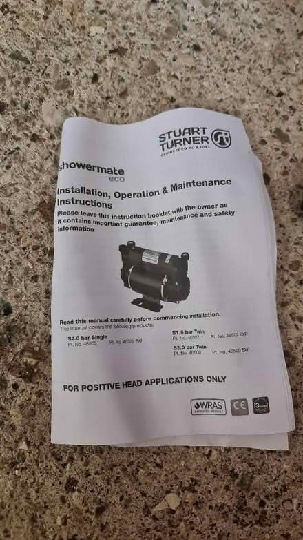 Photo of free Electric Shower pump (Viables RG22) #3