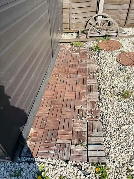 Photo of free Ikea runnen decking tiles brown (High Wycombe HP10) #2