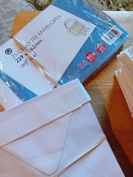 Photo of free White Envelopes (Clifton S60) #3