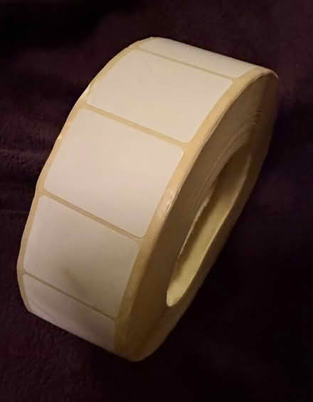 Photo of free Roll of 500 self adhesive labels 50mmx38mm (Southsea PO5) #1