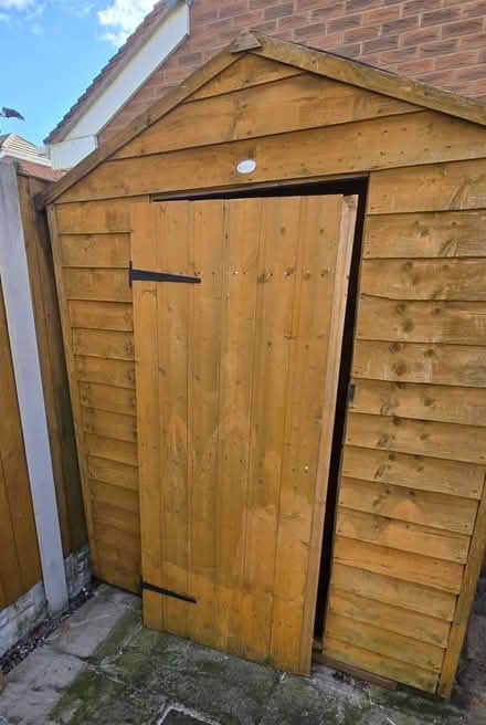 Photo of free 5' x 3' Timber Shed (dismantled) (Chellaston DE73) #1