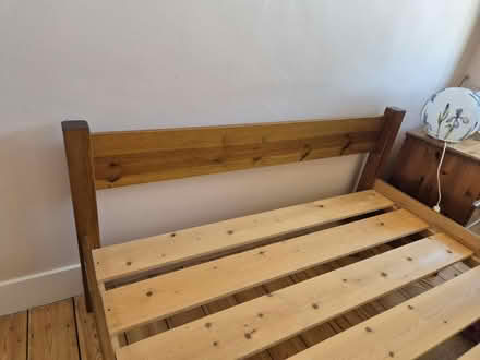 Photo of free Solid Wood Double Bed (E4) #2