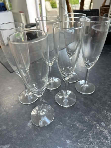 Photo of free Six wine glasses (Cheltenham) #1
