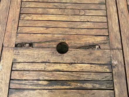 Photo of free Teak garden table & 6 chairs (Jennyfield HG1) #2