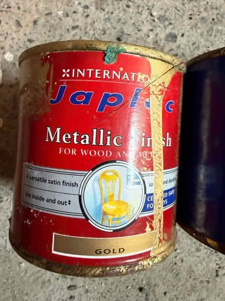Photo of free Gold metallic finish paint x 2 tins (Salford M30) #3