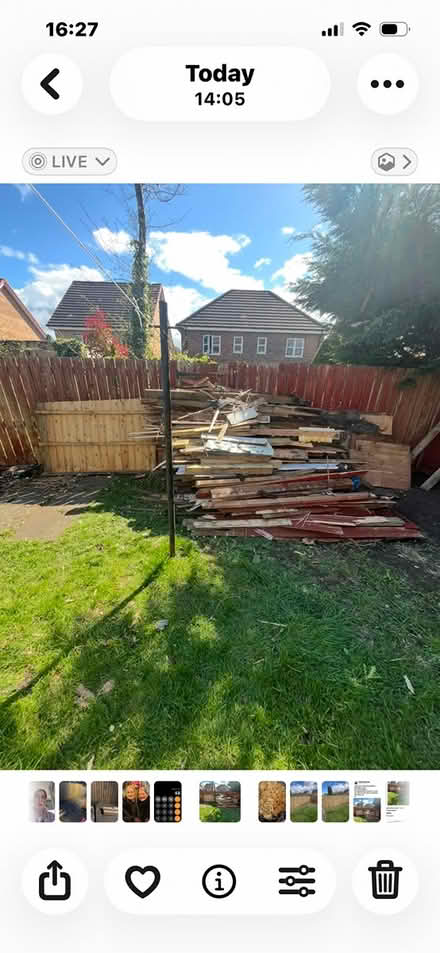 Photo of free FREE… 20 meters old fence wood (Edinburgh EH4) #1