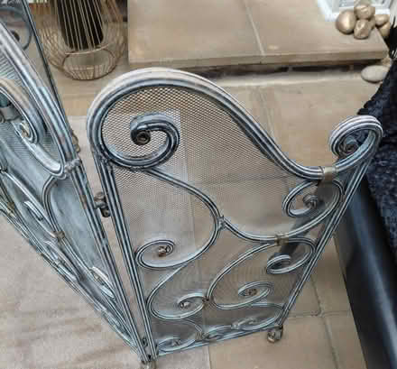 Photo of free Ornate metal fire guard (St. Albans) #2