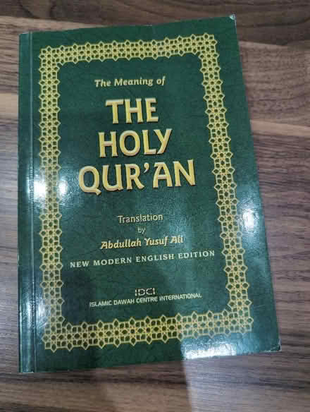 Photo of free The holy Qur'an Translation in Modern English edition (Millwall E14) #1