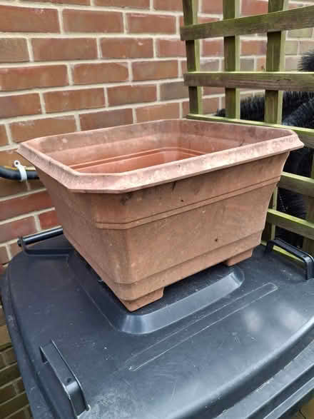 Photo of free 40cm Square Plant Tub (Lowestoft north side) #1