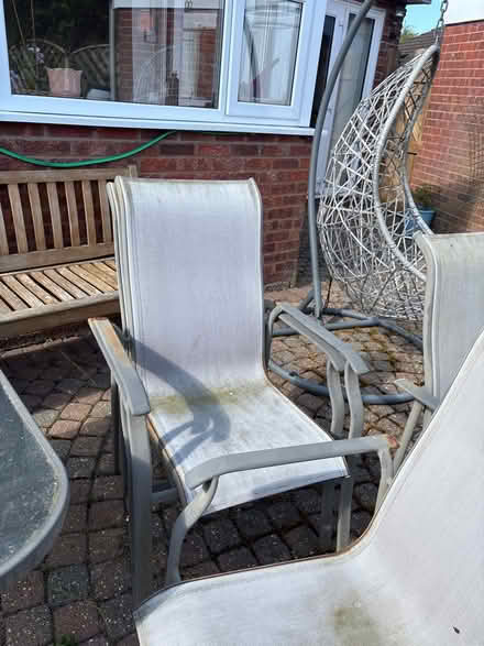 Photo of free Patio table and chairs (Bomere Heath) #2