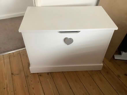 Photo of free White toy/blanket chest (Luckington SN14 6PF) #1