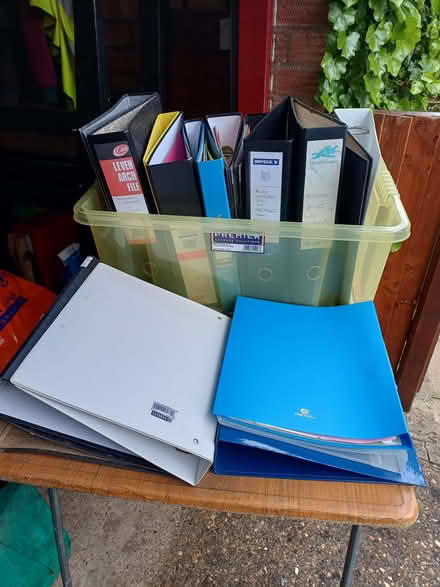 Photo of free A4 Lever arch files & ring binders. (Students with Exams?) (Bromham MK43) #2