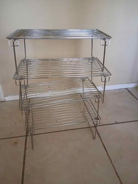 Photo of free Stackable wire shelving (Birdland) #1