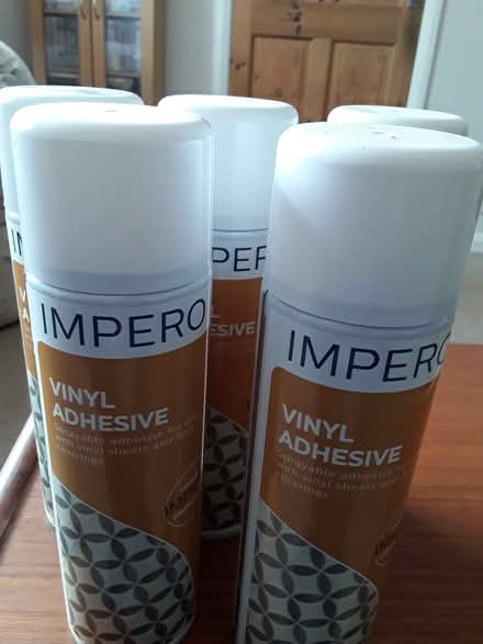 Photo of free 5 x Impero Vinyl Adhesive cans (Colyton, Devon) #1