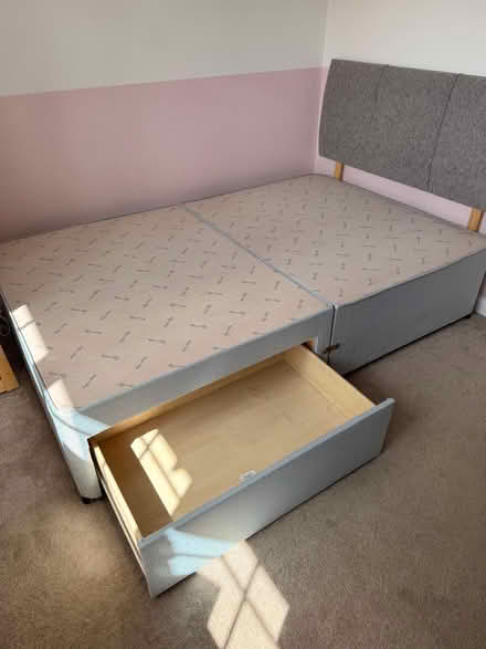 Photo of free Small double 4ft bed base (Denvilles, Havant) #1