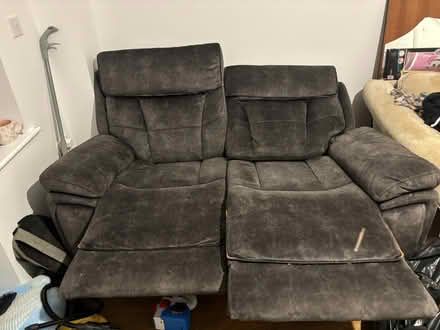 Photo of free reclining sofa (Brockworth) #2