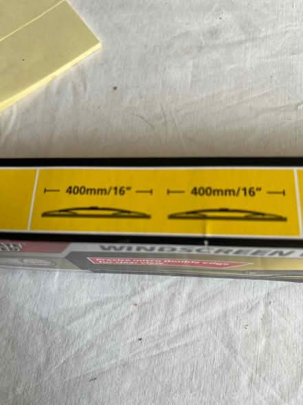 Photo of free New 400mm/ 16” windscreen wipers (Shirley, Croydon) #3