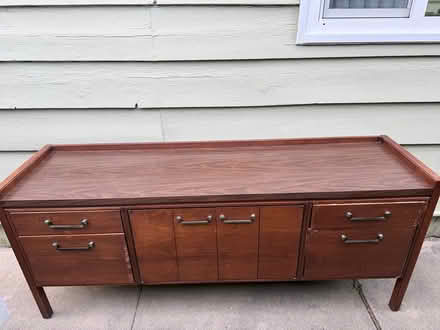 Photo of free Solid wood console / sideboard (Redwood City Farm Hills) #1