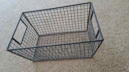 Photo of free Small metal basket RG26 (Bramley, Hants RG26) #1