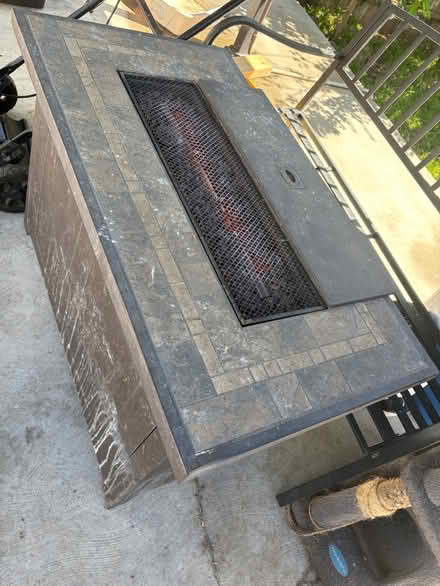 Photo of free Rectangular Gas Fire Pit Table (Near Van Nuys Airport) #2