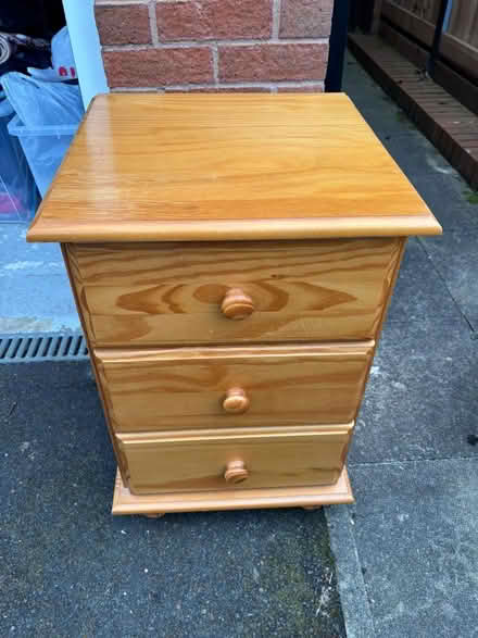 Photo of free Small pine beside cabinet (PR67FL) #1