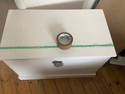 Photo of free White toy/blanket chest (Luckington SN14 6PF) #2