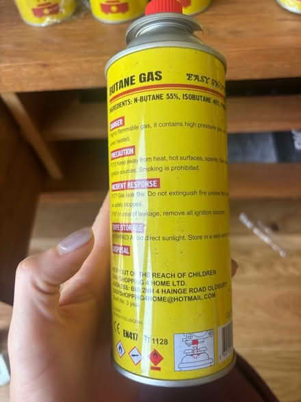Photo of free Butane Gas Canisters (Brixton, SW9) #2