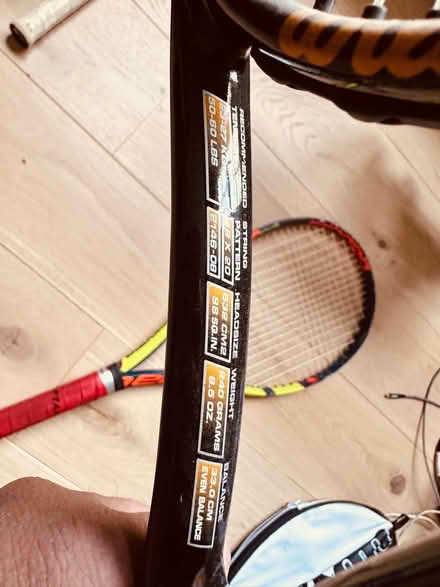 Photo of free 2x Tean tennis rackets (Fleetville AL4) #2