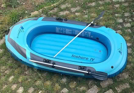 Photo of free Inflatable boat with oars, 3-person (Stroud GL5) #1