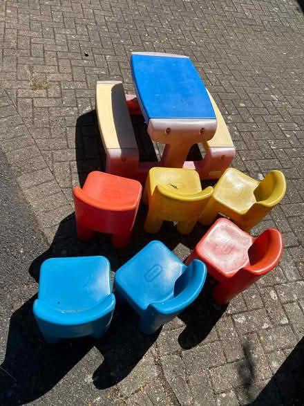 Photo of free Kids garden chairs & table (Caterham Valley CR3) #2