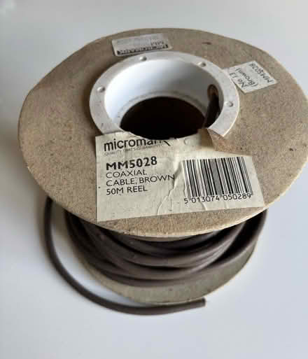 Photo of free Reel of brown cable (Ware SG12) #1