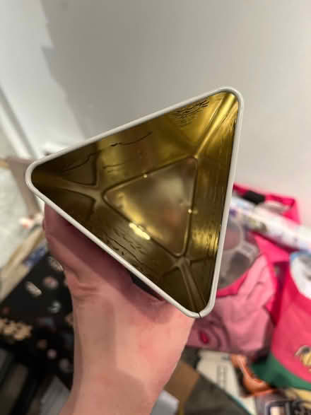 Photo of free Triangluar shaped tin (Ovenden, HX2) #4