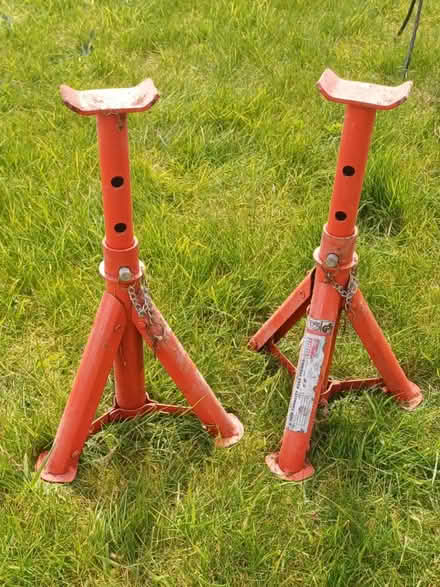 Photo of free Axle stands (Lavant, Chichester) #1