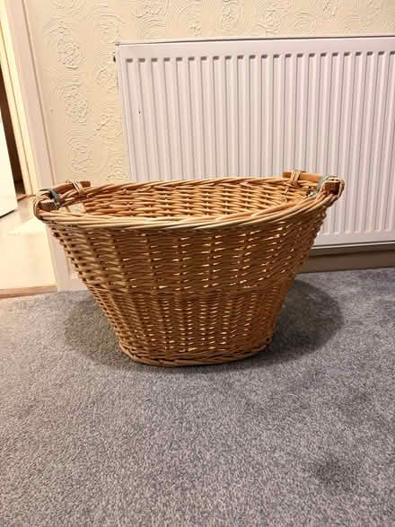 Photo of free Two wicker laundry baskets (Sonning Common RG4) #2