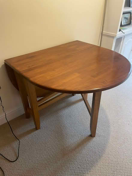 Photo of free Dining table in good condition. Solid. (Wheatley OX33) #1