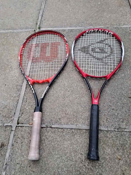 Photo of free Tennis racquets x2 (LS29 Burley in Wharfedale) #1