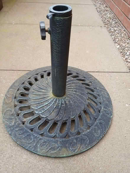 Photo of free Garden umbrella stand (Nantwich) #1