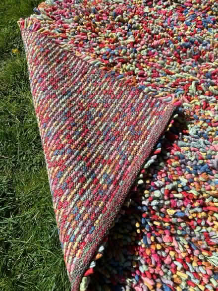 Photo of free Chunky colourful tufted rug (Princes Risborough) #2