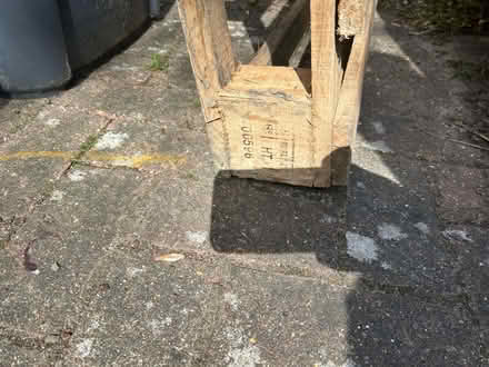 Photo of free Wooden pallet (Rayleigh SS6) #1