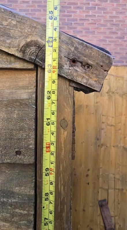 Photo of free 5' x 3' Timber Shed (dismantled) (Chellaston DE73) #3