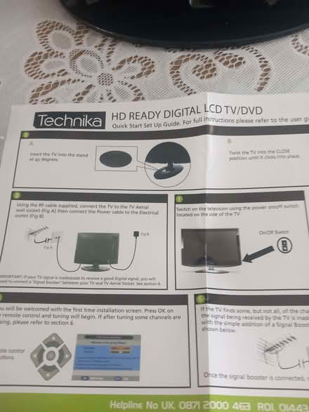 Photo of free Technika 22inch Television /DVD (Belvidere SY2) #2