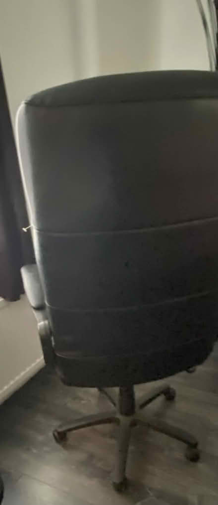 Photo of free Faux leather office chair (Longley S5) #2