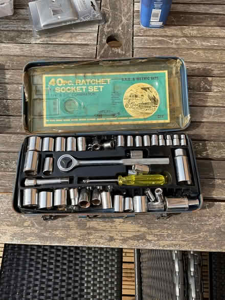 Photo of free 40 Piece Ratchet Set (Crown Wood RG12) #1