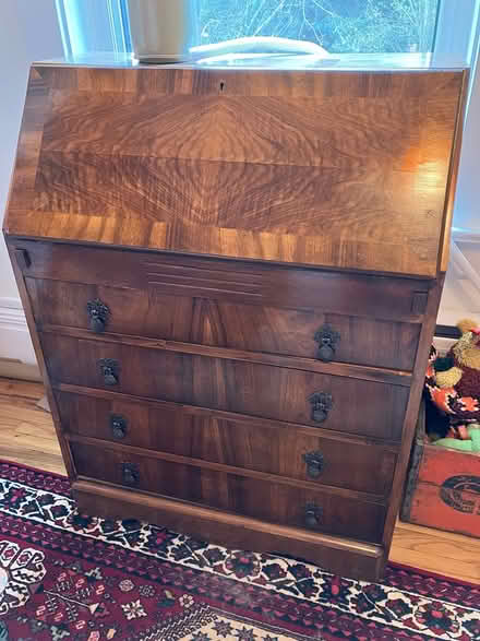 Photo of free Antique English drop down desk (Riverdale) #1
