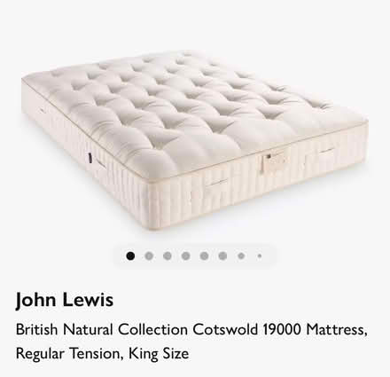 Photo of free John Lewis king sized mattress (SW15 3PF) #1