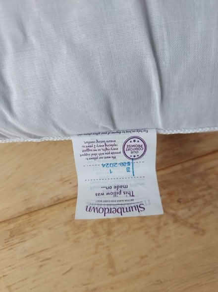 Photo of free Slumbering pillow (Kilmacanogue, North Co Wicklow) #4