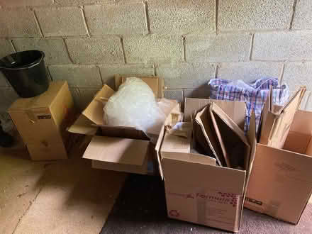 Photo of free Cardboard boxes and bubble wrap (HG1) #1